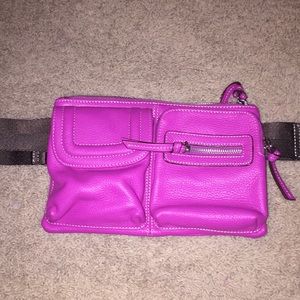 Danier leather fanny pack/purse